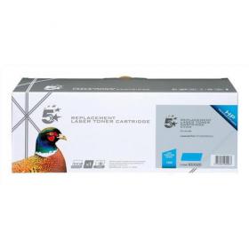 5 Star Office Remanufactured Laser Toner Cartridge Page Life 1300pp Cyan HP No. 128A CE321A Alternative 933325