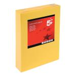 5 Star Office Coloured Copier Paper Multifunctional Ream-Wrapped 80gsm A4 Medium Gold [500 Sheets] 936305