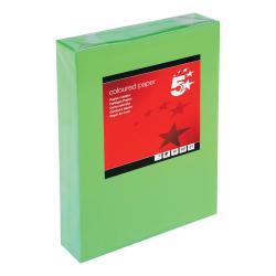 Cheap Stationery Supply of 5 Star Office Coloured Copier Paper Multifunctional Ream-Wrapped 80gsm A4 Deep Green 500 Sheets 936321 Office Statationery