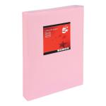 5 Star Office Coloured Copier Paper Multifunctional Ream-Wrapped 80gsm A3 Light Pink [500 Sheets] 936350