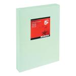 5 Star Office Coloured Copier Paper Multifunctional Ream-Wrapped 80gsm A3 Light Green [500 Sheets] 936356