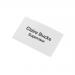 5 Star Office Name Badge with Combi-Clip 45x75mm [Pack 50]