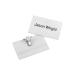 5 Star Office Name Badge with Combi-Clip PVC 54x90mm [Pack 25]