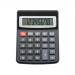 5 Star Office Desktop Calculator 8 Digit Display 3 Key Memory Battery/Solar Power 100x13x130mm Black