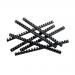 5 Star Office Binding Combs Plastic 21 Ring 125 Sheets A4 16mm Black [Pack 100]