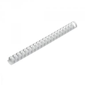 Office Binding Combs Plastic 21 Ring 225 Sheets A4 25Mm White Pack 50