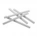 5 Star Office Binding Combs Plastic 21 Ring 170 Sheets A4 20mm White [Pack 100]