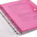 5 Star Office Ring Binder Punched Pocket A4 Assorted [Pack 5]