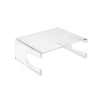 5 Star Office Monitor Stand Acrylic Capacity 21inch W300xD230xH120mm Clear 936941