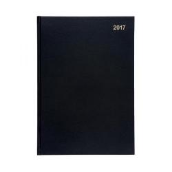 Cheap Stationery Supply of 5 Star Office 2017 Diary Week to View A4 Black 937378 Office Statationery