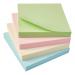 5 Star Eco Repositionable Notes 76x76mm Re-Move Pastel [Pack 12]