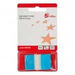 5 Star Office Standard Index Flags 25x45mm Blue [Pack 5] 938198