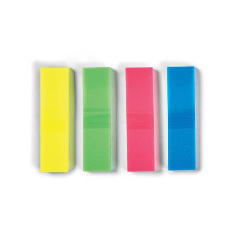 5 Star Office Index Flags 4 Solid Colours 12x45mm 40 Flags 938225