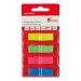 5 Star Office Index Flags 4 Solid Colours 12x45mm 40 Flags per Colour Assorted [Pack 5]