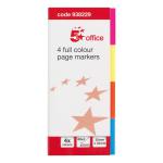 5 Star Office Index Flag Neon Four Colour [Pack 5] 938229