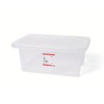 5 Star Office Storage Box Plastic with Lid Stackable 15 Litre Clear 938500