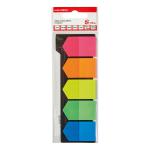 5 Star Office Index Arrow 5 Bright Colours 25x42mm 5 Packs of 25 Flags [125 Flags] 938504