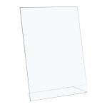 5 Star Office Sign Holder Portrait Slanted A4 Clear  938546