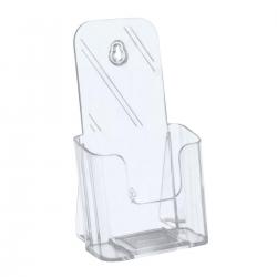 Cheap Stationery Supply of 5 Star Office Literature Holder Slanted 1/3 A4 Clear  938578 Office Statationery