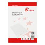 5 Star Office Analysis Pad Query/Answer 53 Weeks A4 White 938596