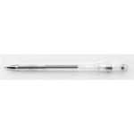 5 Star Office Roller Gel Grip Pen 1.0mm Tip 0.5mm Line Black [Pack 10] 938667