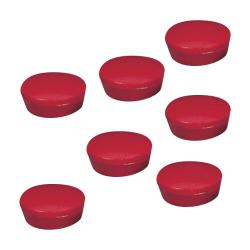 Cheap Stationery Supply of 5 Star Office Round Plastic Covered Magnets 20mm Red Pack of 10 938683 Office Statationery