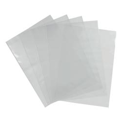 Cheap Stationery Supply of 5 Star Office Folder Cut Flush Polypropylene Top and Side Opening 90 Micron A4 Glass Clear Pack of 100 Office Statationery