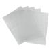 5 Star Office Folder Cut Flush Polypropylene Top and Side Opening 90 Micron A4 Glass Clear [Pack 100]