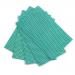 5 Star Facilities Wave Line Mid-weight Cleaning Cloth 40gsm W500xL300mm Green [Pack 50]