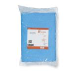 5 Star Facilities Cleaning Cloths Anti-microbial Heavy-duty 76gsm W500xL300mm Blue [Pack 25] 939321