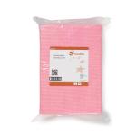 5 Star Facilities Cleaning Cloths Anti-microbial Heavy-duty 76gsm W500xL300mm Red [Pack 25] 939328