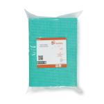 5 Star Facilities Cleaning Cloths Anti-microbial Heavy-duty 76gsm W500xL300mm Green [Pack 25] 939336