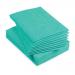 5 Star Facilities Cleaning Cloths Anti-microbial Heavy-duty 76gsm W500xL300mm Green [Pack 25]