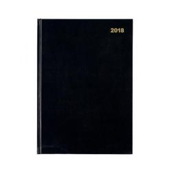 Cheap Stationery Supply of 5 Star Office (A4) 2018 Diary 2 Pages Per Day (Black) 939379 Office Statationery
