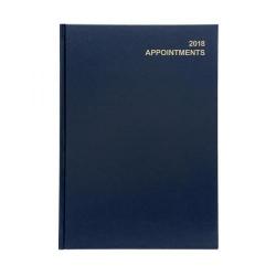 Cheap Stationery Supply of 5 Star Office 2018 Appointment Diary Day to A Page A4 (Blue) 939410 Office Statationery