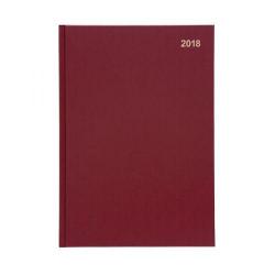 Cheap Stationery Supply of 5 Star Office 2018 Diary Week to View A4 (Red) 939441 Office Statationery