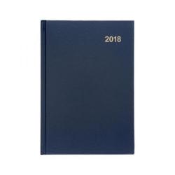 Cheap Stationery Supply of 5 Star Office 2018 Diary 2 Days to Page A5 (Blue) 939460 Office Statationery