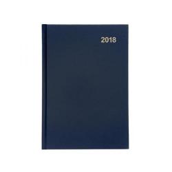 Cheap Stationery Supply of 5 Star Office 2018 Diary Week to View A5 (Blue) 939509 Office Statationery