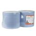 5 Star Facilities Giant Wiper Roll 2-ply Perforated Sheet 370x370mm 40gsm 1000 Sheets Blue [Pack 2]