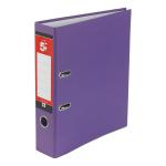5 Star Office Lever Arch File 70mm A4 Purple [Pack 10] 939907
