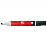 5 Star Office Drywipe Marker Xylene/Toluene-free Chisel Tip 2-5mm Line Black [Pack 12] 939948