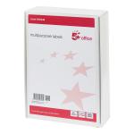 5 Star Office Multipurpose Labels Laser Copier Inkjet 14 per Sheet 99x38mm White [7000 Labels] 940449