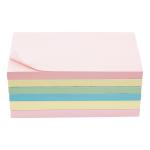 5 Star Office Extra Sticky Re-Move Notes Pad of 90 Sheets 76x127mm 4 Assorted Pastel Colours [Pack 6] 940589