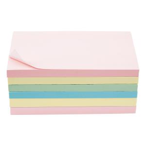 Office Extra Sticky Re-Move Notes Pad of 90 Sheets 76x127mm 4 Assorted
