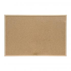 5 Star Office Noticeboard Cork with Pine Frame W1200xH900mm 940592