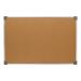 5 Star Office Cork Board with Wall Fixing Kit Aluminium Frame W900xH600mm