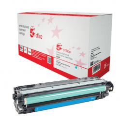 Cheap Stationery Supply of 5 Star Office Remanufactured Laser Toner Cartridge Page Life 7300pp Cyan HP 307A CE741A Alternative 940732 Office Statationery