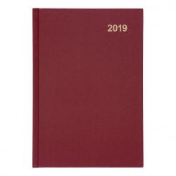 Cheap Stationery Supply of 5 Star Office 2019 Diary Week to View Casebound and Sewn Vinyl Coated Board A5 210x148mm Red Office Statationery