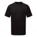 Click Workwear T-Shirt Heavyweight 180gsm Small Black Ref CLCTSHWBLS *Up to 3 Day Leadtime*