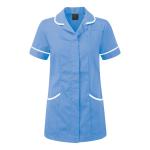 Ladies Tunic Concealed Zip Size 20 Hospital Blue/White 941754
